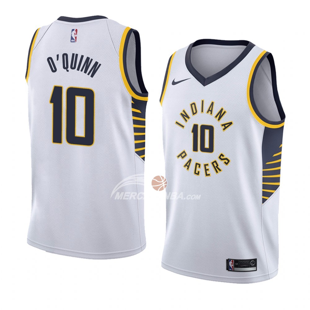Maglia Indiana Pacers Kyle O'quinn Association 2018 Bianco